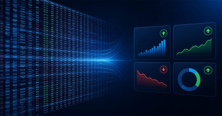 Dashboard con exceso de datos vs dashboard enfocado en decisiones de negocio